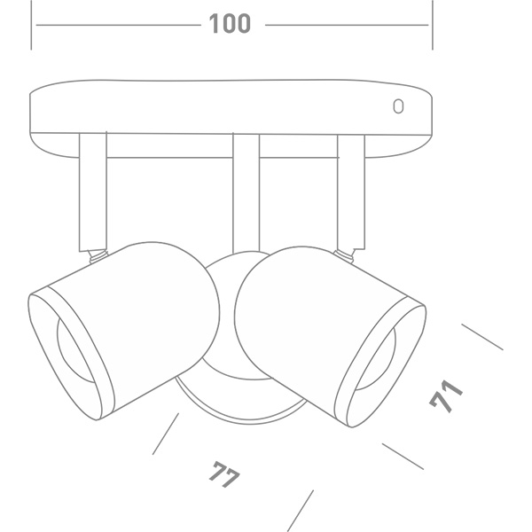 Спот Maxus Spot Light MSL-01R 3x4 Вт черный 