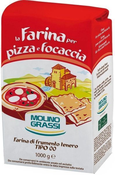 Мука Molino Grassi из мягких сортов пшеницы для пиццы 1000 г