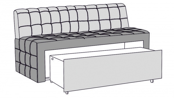 Скамья Кедр КАРАТ нераскладная 1900 / коричневый 