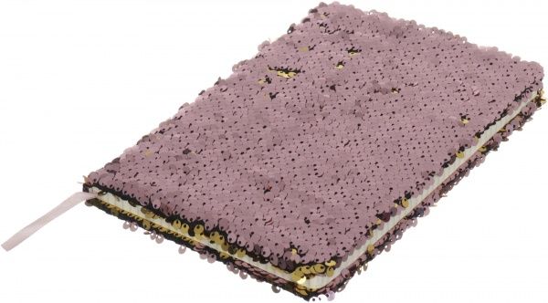 Блокнот Паєтки А5 96 арк. в клітинку золотисто-коричневий JONSER