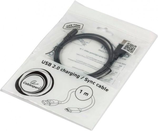 Кабель Cablexpert Lightning – USB 1 м черный (CC-USB2-AMLM-1M) Кабель Cablexpert Lightning – USB 1 м черный (CC-USB2-AMLM-1M) (31257261)