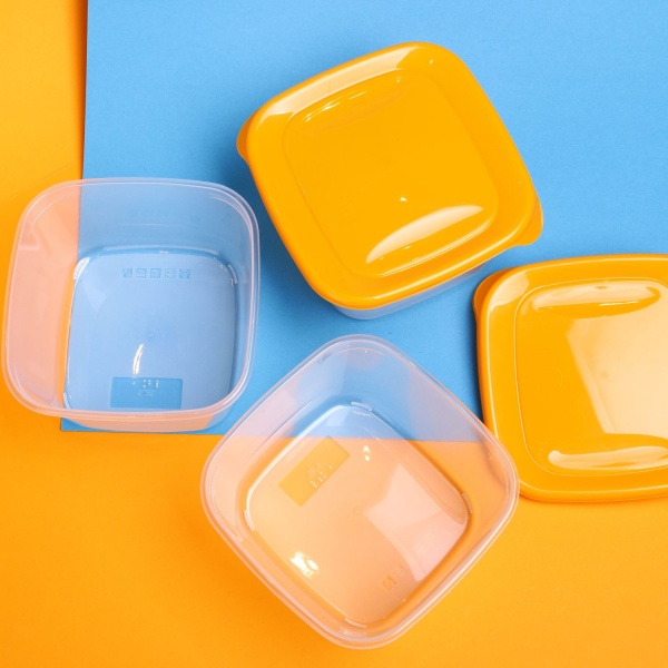 Набор контейнеров Fresh&go 800 мл желтый Curver