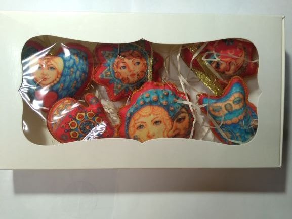 Набір підвісок Серце, ярило, дзвіночок, рукавичка, сонце-місяць та сова 6 шт. 15 см