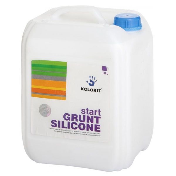 Ґрунтовка водовідштовхувальна Kolorit Start Grunt Silicone 10 л
