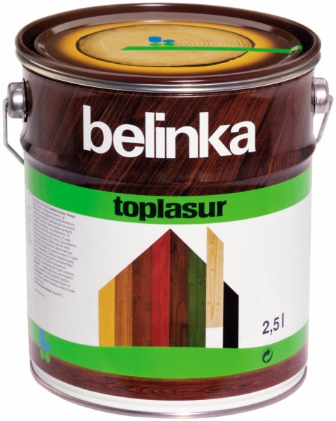 Фарба-лазур Belinka Toplasur 28 стара деревина напівглянець 2,5 л