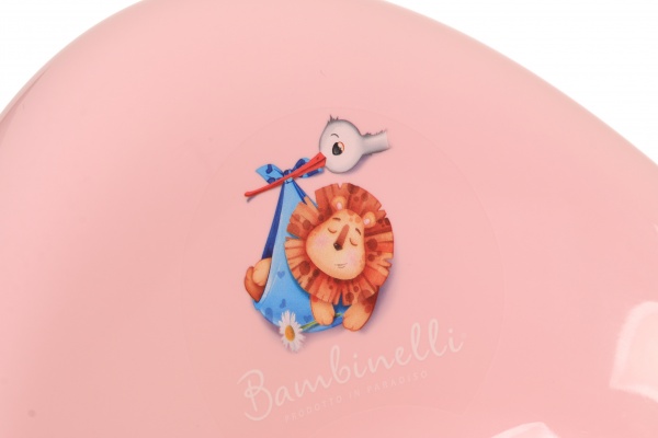 Горщик Bambinelli дитячий з резинкою рожевий 35x30x23 см