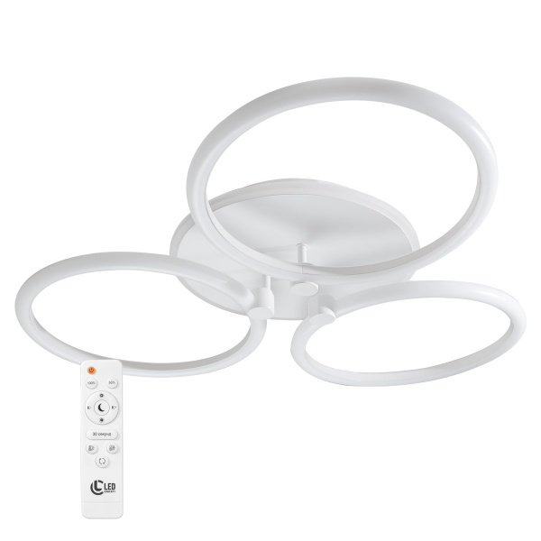 Светильник светодиодный LED CONCEPT Arklow R 3 с пультом ДУ 70 Вт белый 2800-6000-RGB К 
