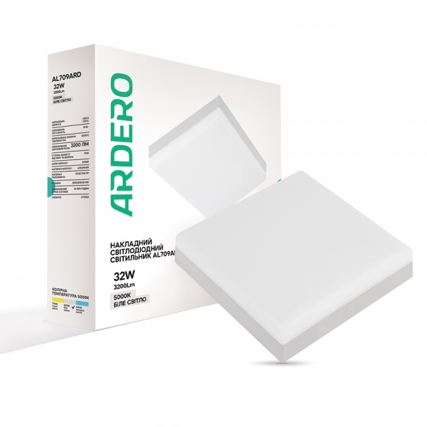 Светильник административный LED ARDERO 32 Вт IP40 белый AL709ARD 