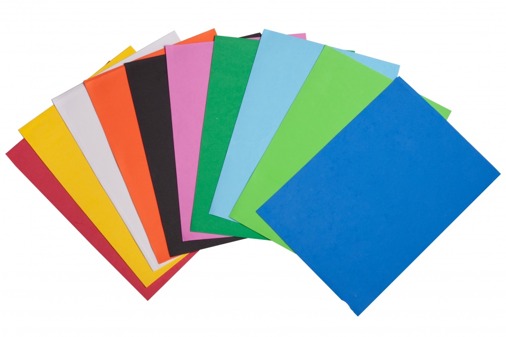 Фоамиран ZiBi А4 10 цветов 1 мм ZB.1834