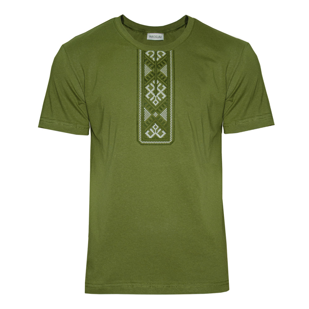 Футболка Вишиванка 53135 р.52 хакі