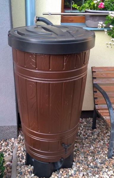 Емкость для сбора дождевой воды Time Eco Woodcan коричневая