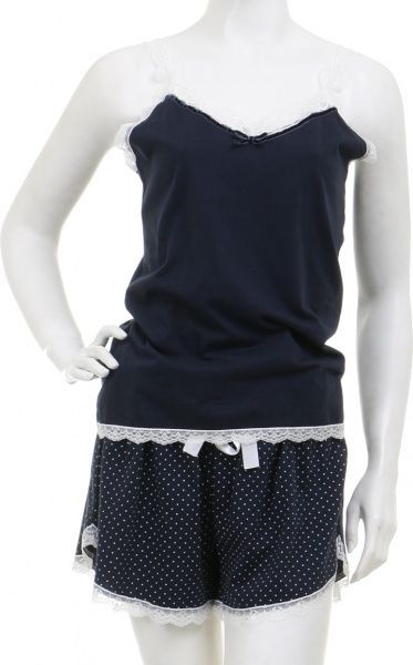 Костюм домашний женский La Nuit Home Dots р. L темно-синий 