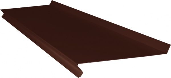 Отлив оконный 2000х160 мм коричневый  