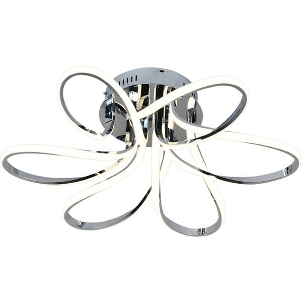 Люстра светодиодная Victoria Lighting Paola/PL6 с пультом ДУ 84 Вт хром 