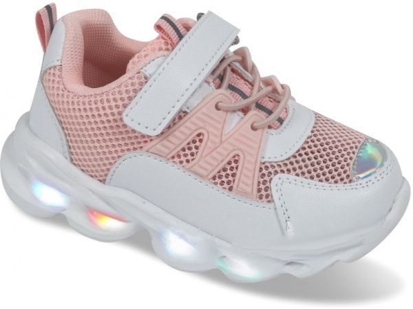 Кроссовки ТОМ.М 7993В р.23 розовый с белым