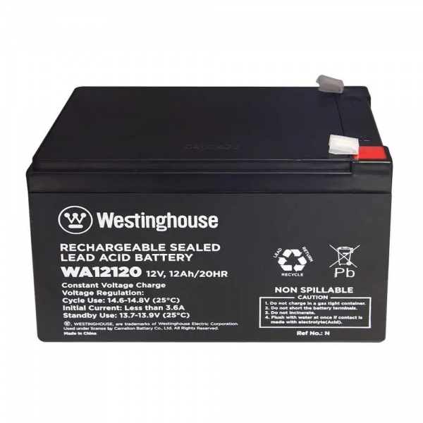 Батарея аккумуляторная для ИБП Westinghouse свинцово-кислотная 12V 12Ah terminal F2 WA12120N-F2