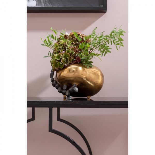 Ваза KARE Design Art Stones 16 см золота 