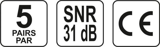 Беруші YATO YT-74551 5 пар