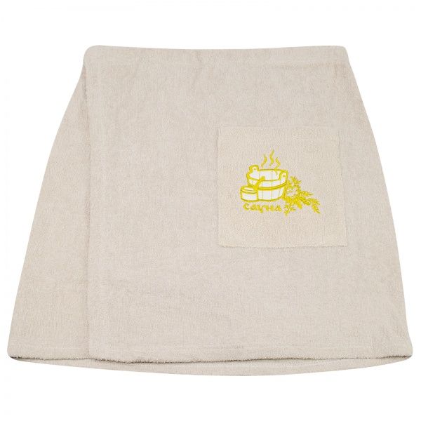 Юбка для сауны р. M/L бежевый 