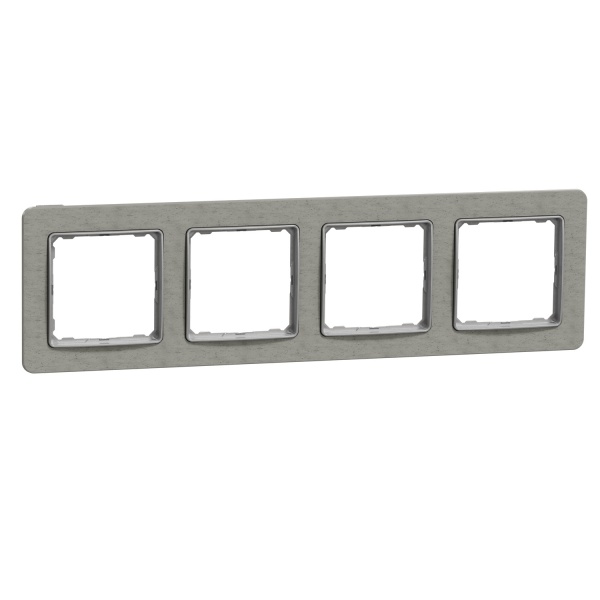 Рамка чотиримісна Schneider Electric Sedna Elements універсальна бетон SDD390804