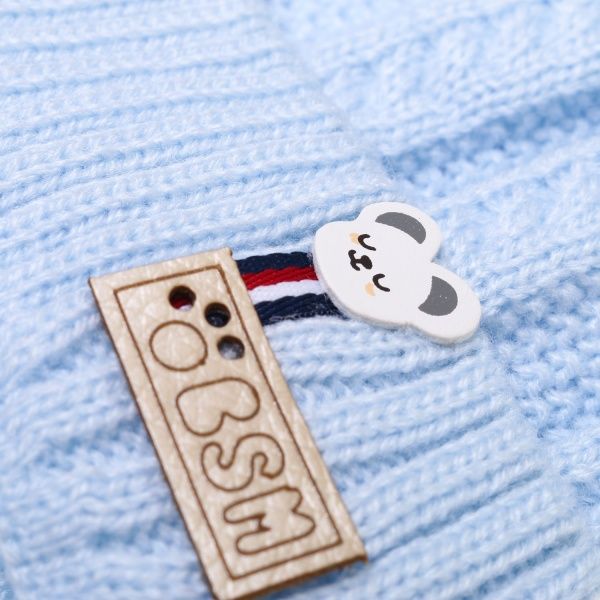 Шапочка дитяча для хлопчика Luna Kids р.36 світло-блакитний 2223 