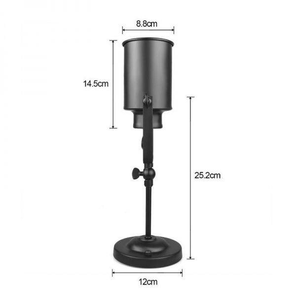 Спот Геотон Арт-1 1x60 Вт E27 черный 48838