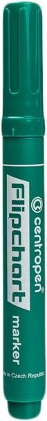 Маркер перманентный Centropen для флипчарта 1-4.6 мм зеленый 
