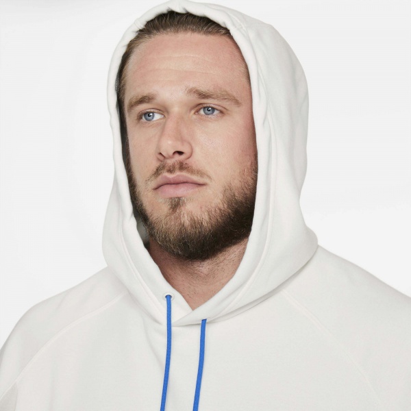 Джемпер Nike M NSW SWOOSH TCH FLC PO HD DD8222-133 р. L белый