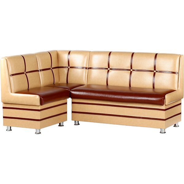 Куточок кухонний Берегиня Сицилія правий коричнево-бежевий