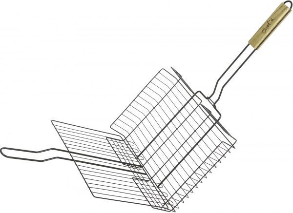 Решетка-гриль Chef's объемная с антипригарным покрытием 55х31х6 см