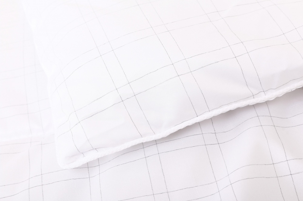 Ковдра Linz XL 200x220 см Songer und Sohne біло-сірий