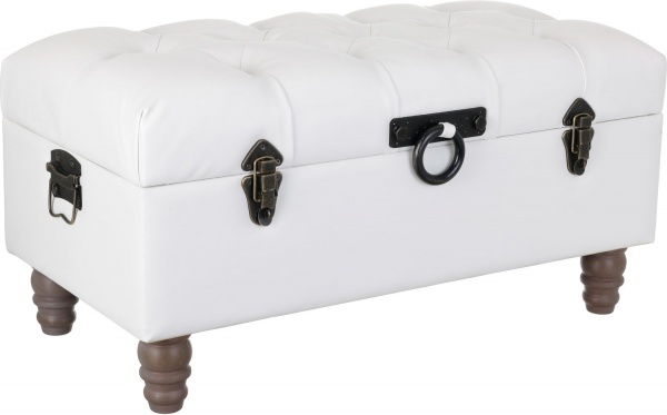 Сундук-пуф Summer молочный 71,5х37х36,5 см 