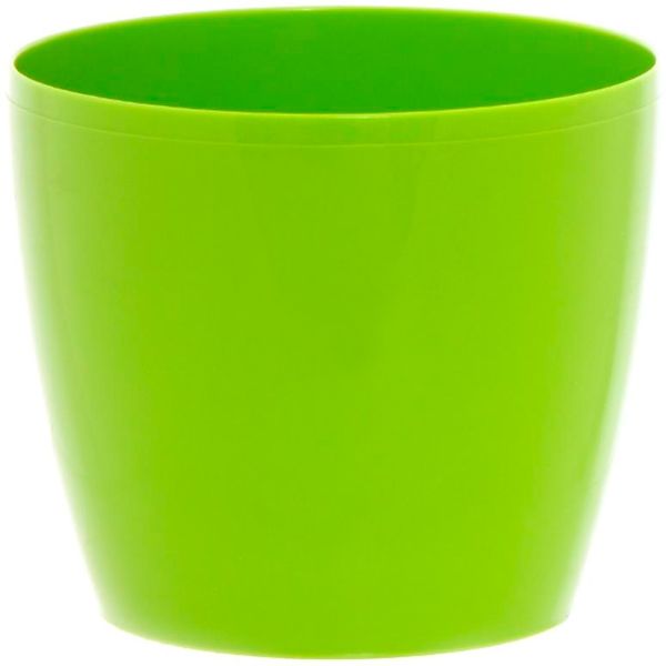 Горщик пластиковий Lamela Магнолія круглий 1,6л салатовий (200) 