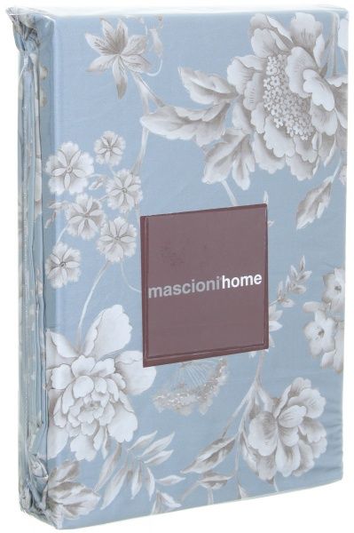 Комплект постільної білизни Lilly сімейний блакитний Mascioni 