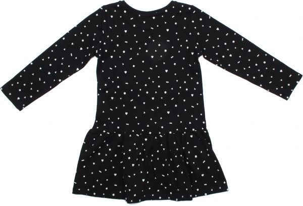 Платье 5.10.15. 3K3907 р.92 черный с принтом 