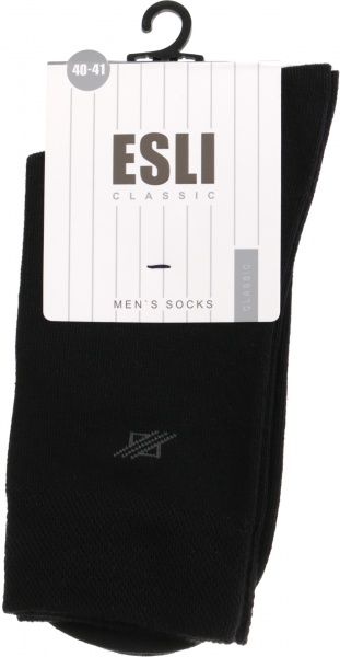Шкарпетки ESLI CLASSIC 14С-118СПЕ 037 р. 25 чорний 