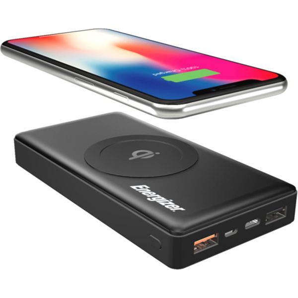 Внешний аккумулятор (Powerbank) Energizer 10000 mAh (QE10000CQ) wireless TYPE-C QC3.0