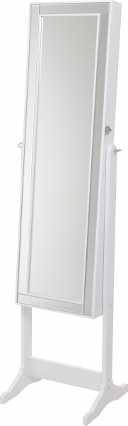 Підлогове дзеркало із секцією для зберігання аксесуарів M36A 3600x12300 мм білий 