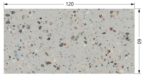 Плитка Cifre Джемстоун Грей пул 60x120 