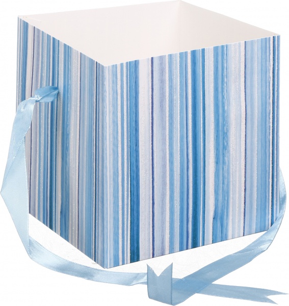 Коробка складана Смуги/горох 15x15x15 см (EBXS9801)