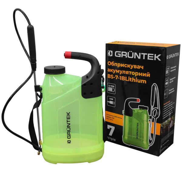 Опрыскиватель аккумуляторный Gruntek BS-7-3BLithium 7 л