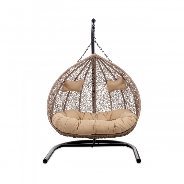 Кресло-кокон Trend с подушкой 124х75х122 см бежевый