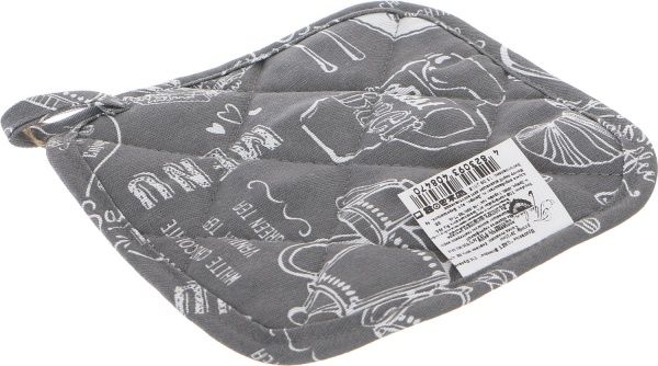 Прихватка Gray Breakfast 20x20 см серый Прованс 