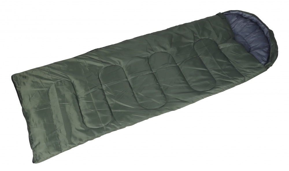 Спальный мешок Grilland с капюшоном OS00002 180+30х75 см хаки