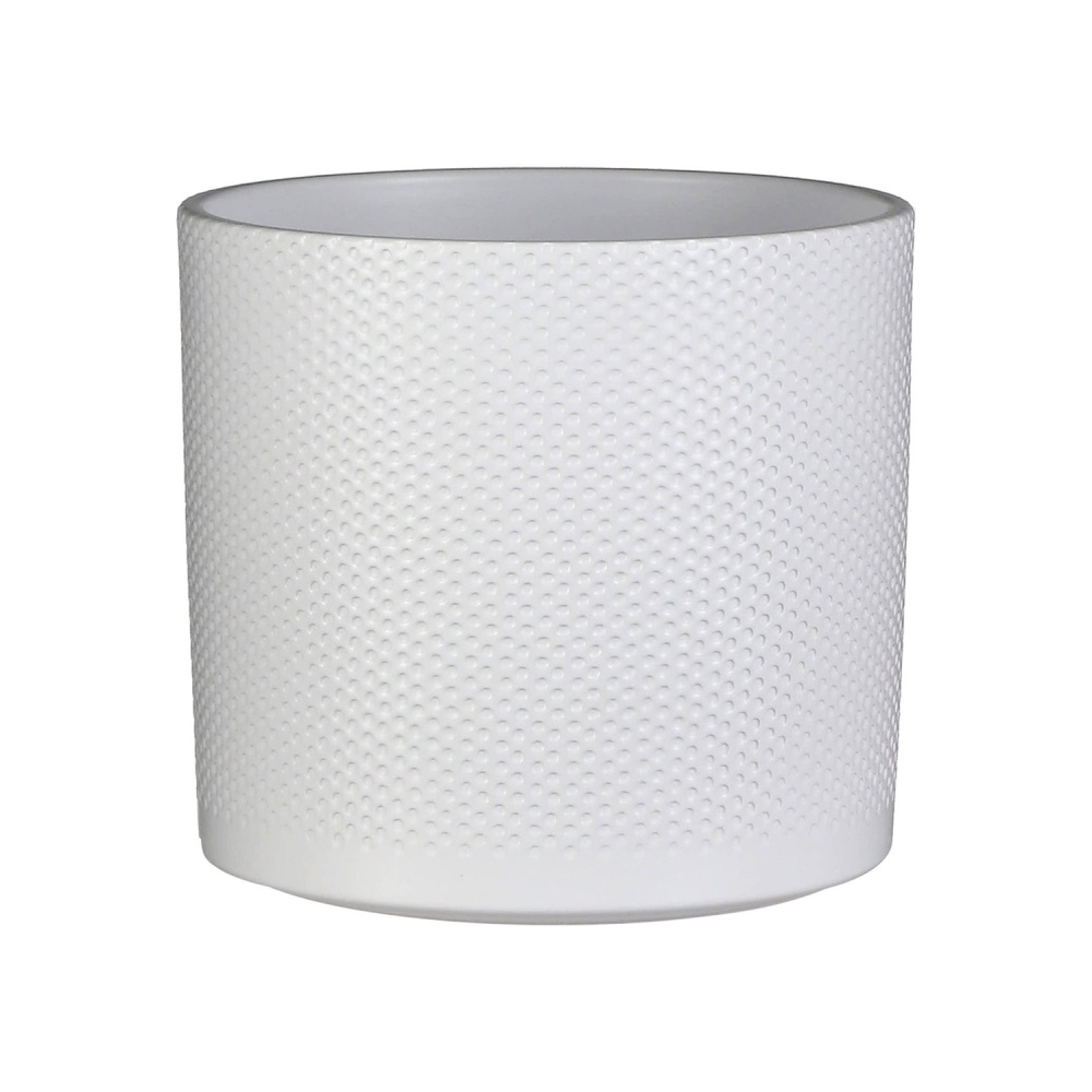 Вазон кераміка Era pot round 23х21,5 см круглий білий Edelman (1057338)