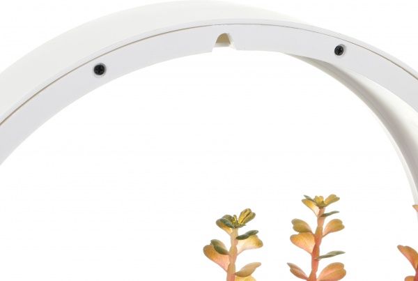 Декор настенный Nature круглый 25x25 см белый 