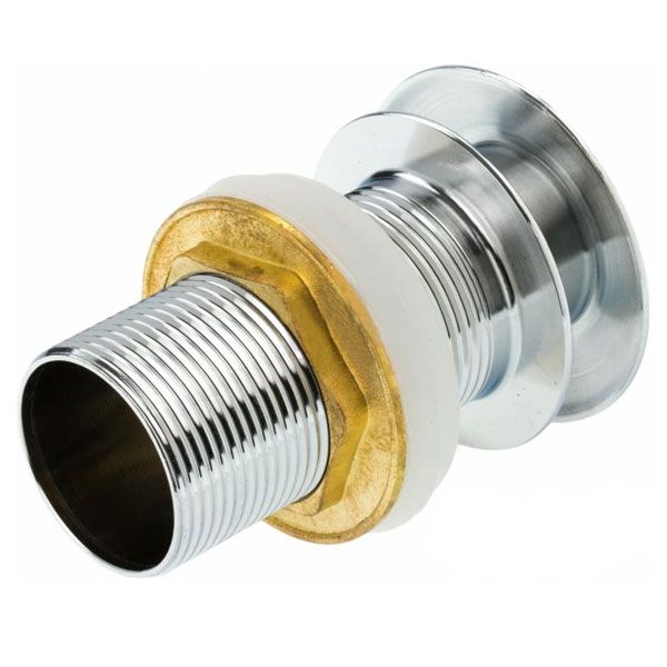 Донный клапан ScandiSPA (clik clak) для умивальника, латунний корпус без переливу, велика кришка