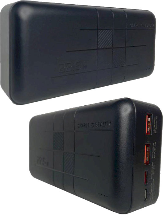 Повербанк Xo PD20W + QC22.5W 30000 mAh (PR189_Black)