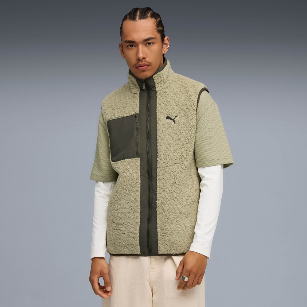 Жилет Puma Reversible Hybrid Sherpa Vest 68837282 р.XL хакі