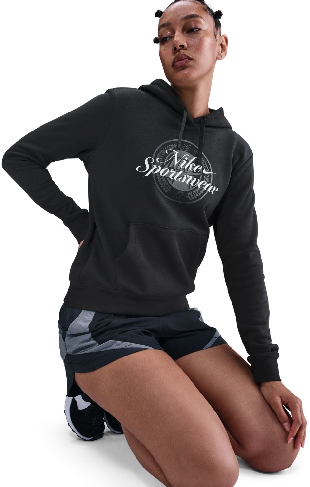 Джемпер Nike W NSW Club FLC GX STD PO HDY IH8496-010 р.XS черный